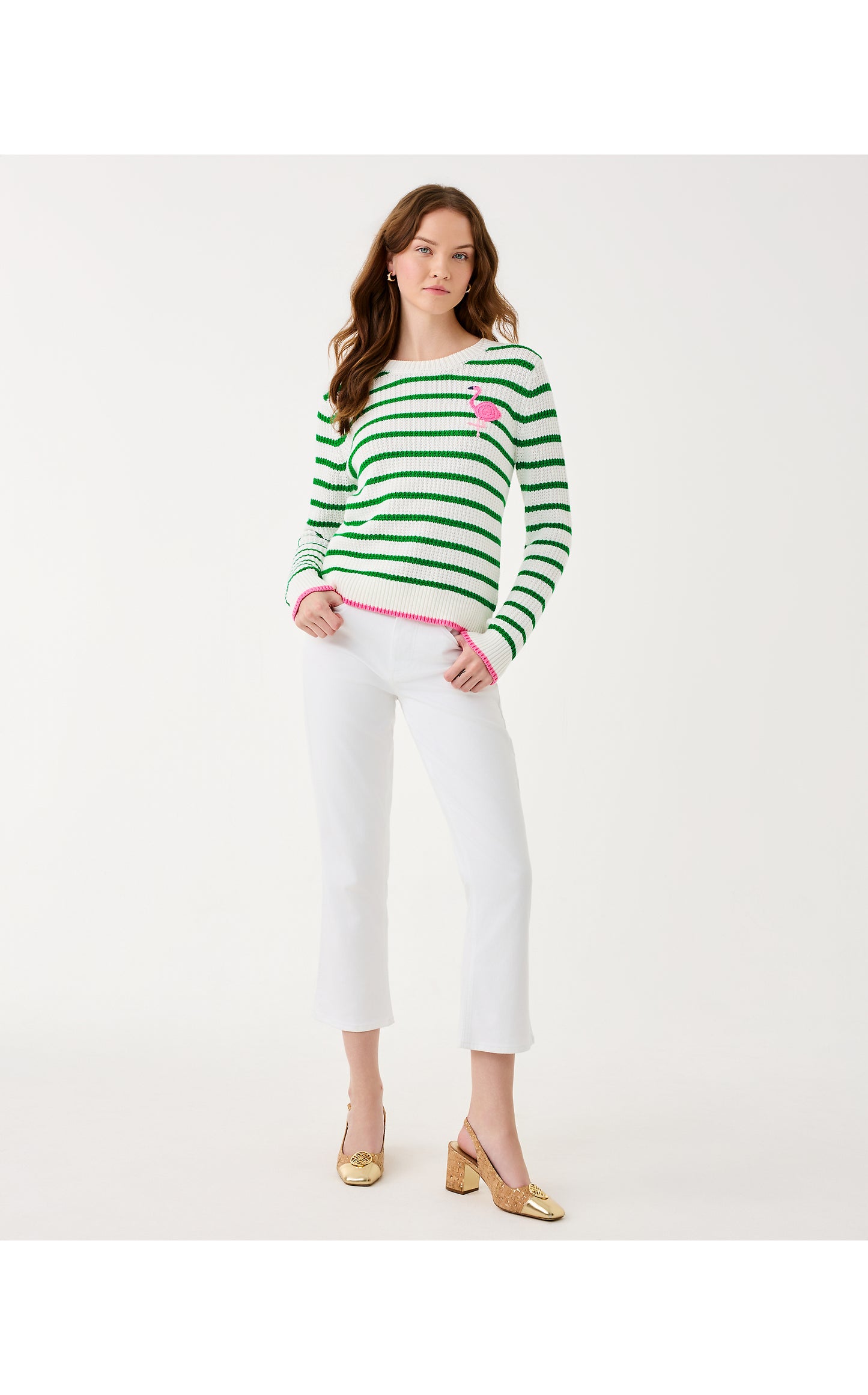 Jovienne Sweater - Coconut Shine Bright Stripe