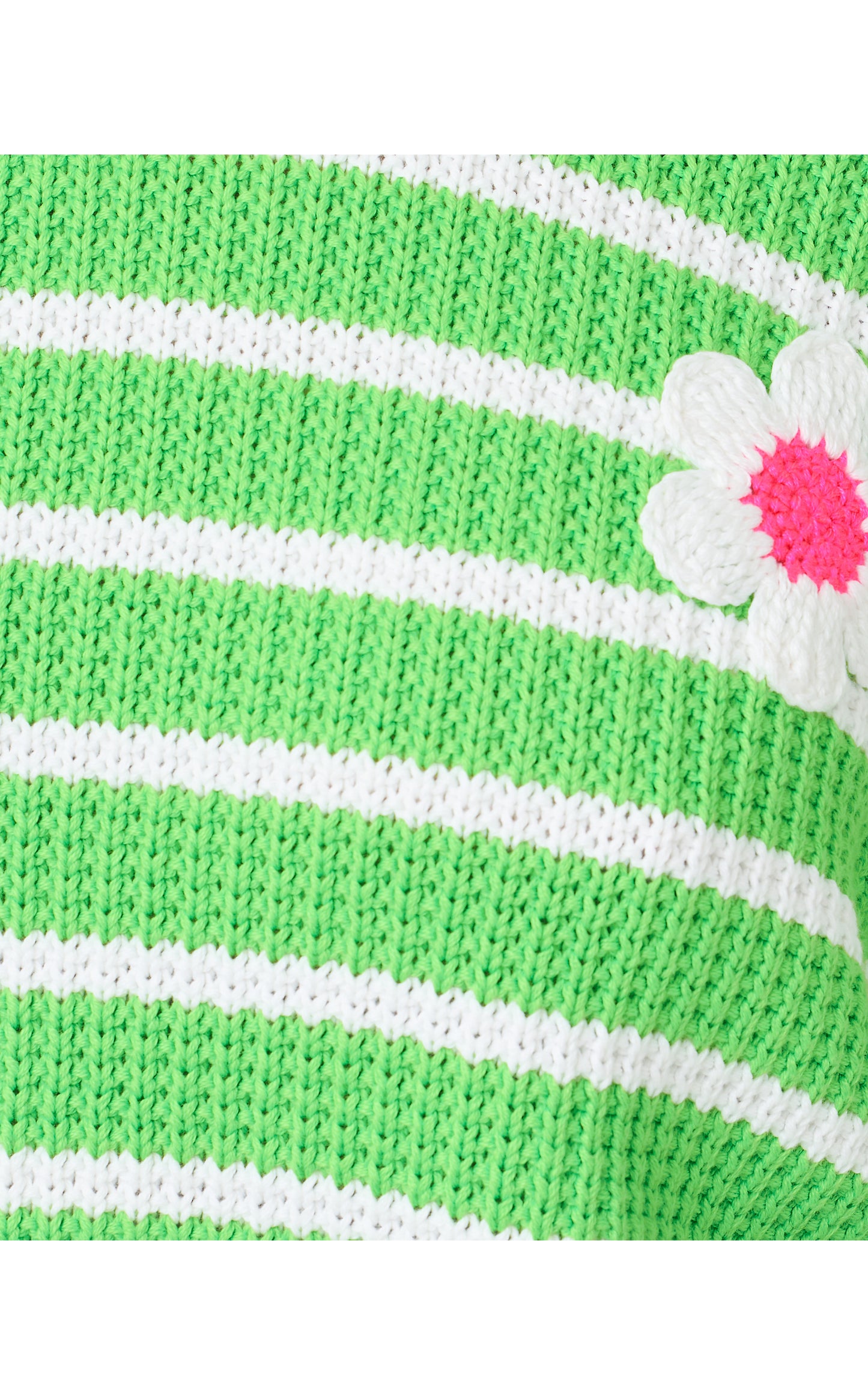 Jovienne Sweater - Jackfruit Green Shine Bright Stripe