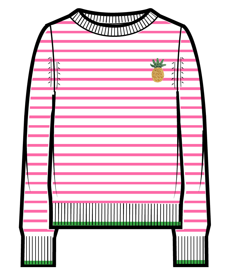 Resort White Shine Bright Stripe