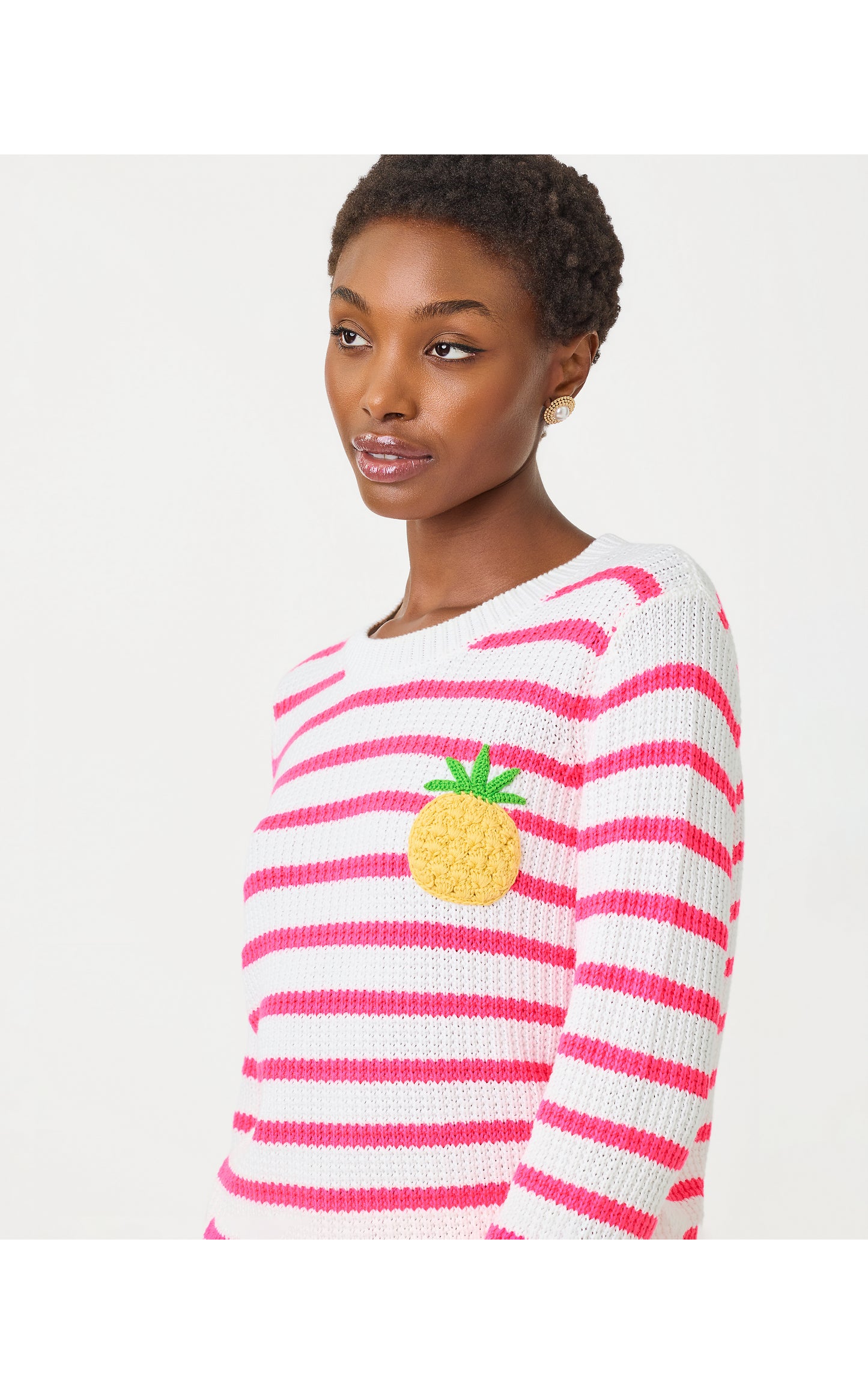 Jovienne Sweater - Resort White Shine Bright Stripe