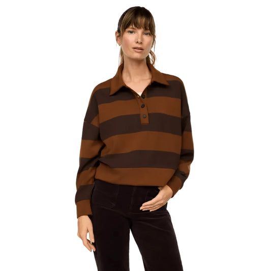 SPANX Airessentials Rugby Collared Pullover