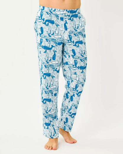 Men's Stuff 32" Theo Linen Pant