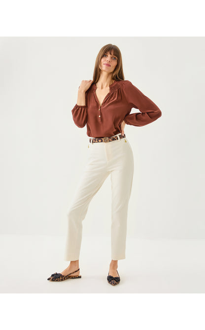 LP Skinny Logo Belt - Leopard Faille