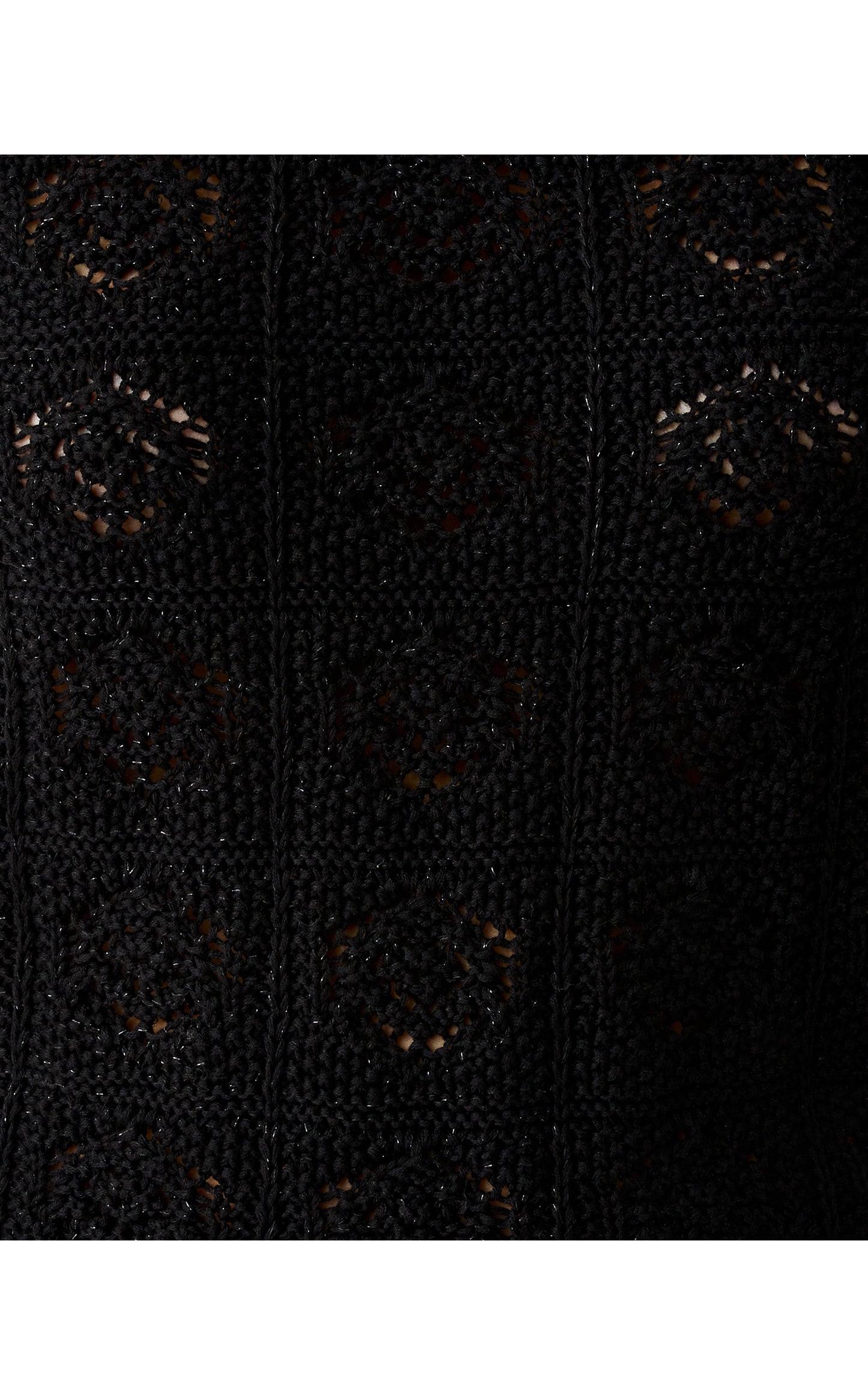 Lenalie Sweater Shell - Black Metallic