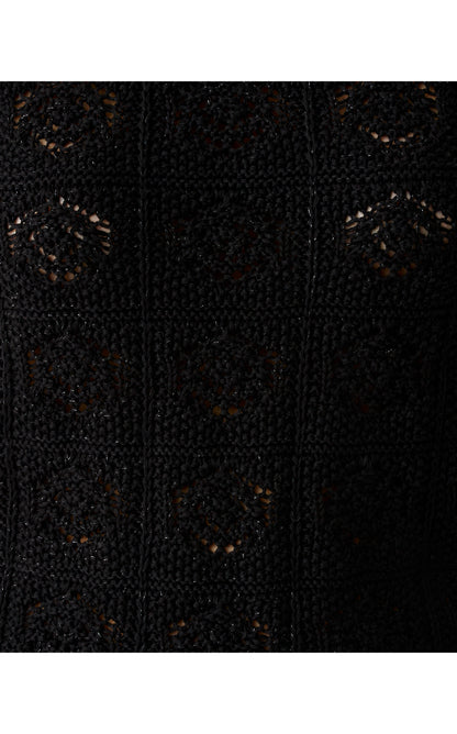 Lenalie Sweater Shell - Black Metallic