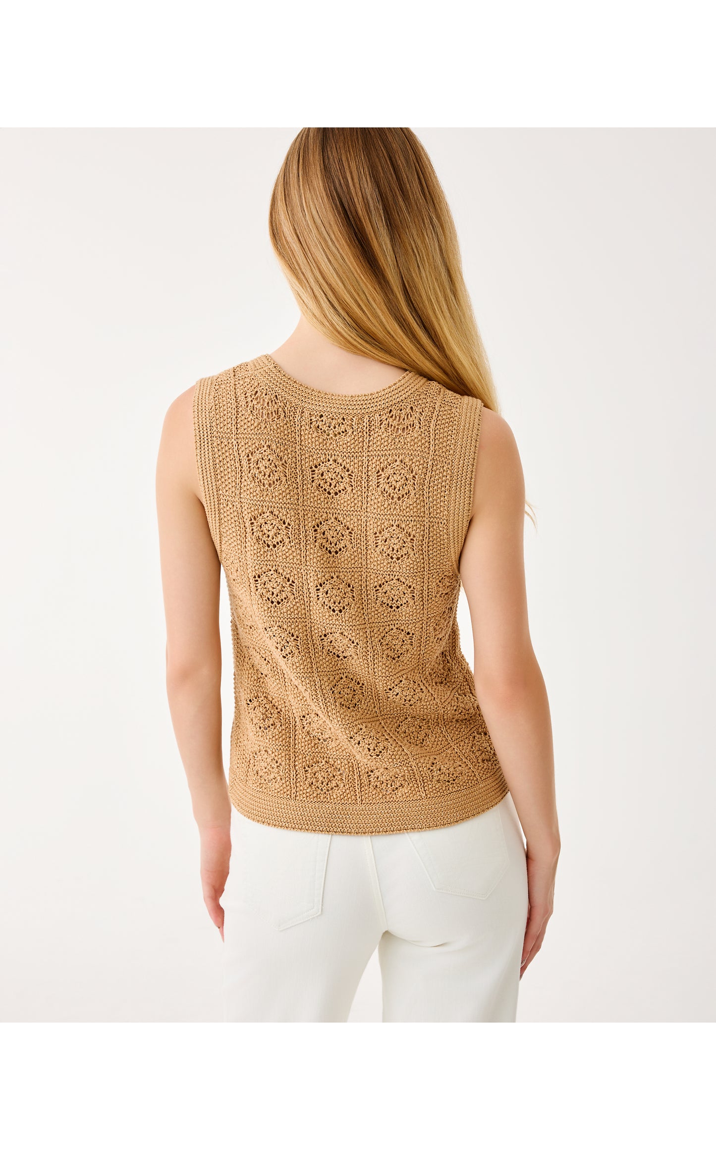 Lenalie Sweater Shell - Rattan Metallic