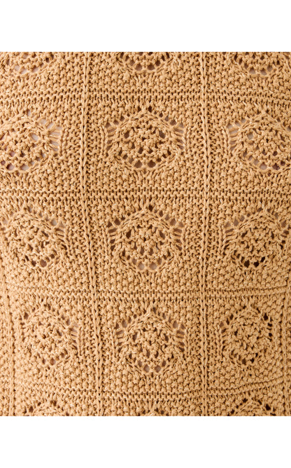 Lenalie Sweater Shell - Rattan Metallic