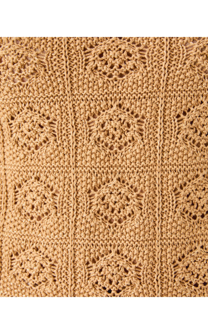 Lenalie Sweater Shell - Rattan Metallic