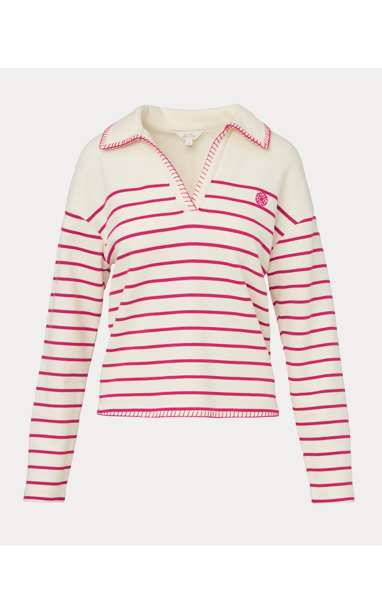 Corvaya Pullover - Berry Bouquet Legacy Stripe