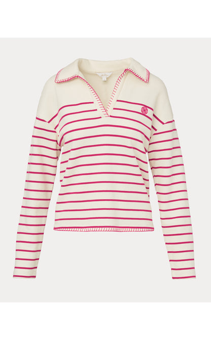Corvaya Pullover - Berry Bouquet Legacy Stripe