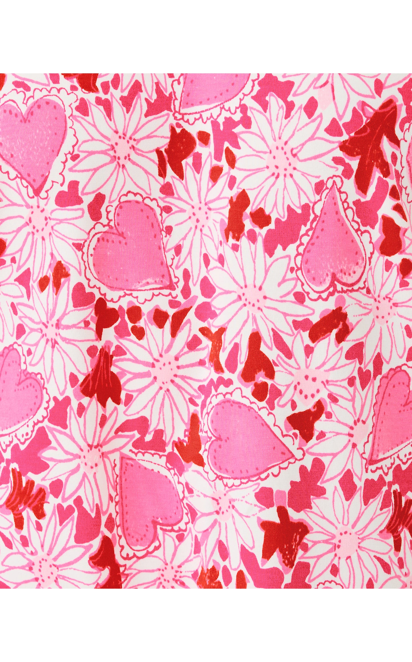 Mini Jansen Long Sleeved Top - Multi Dear Heart Graphic Childrens