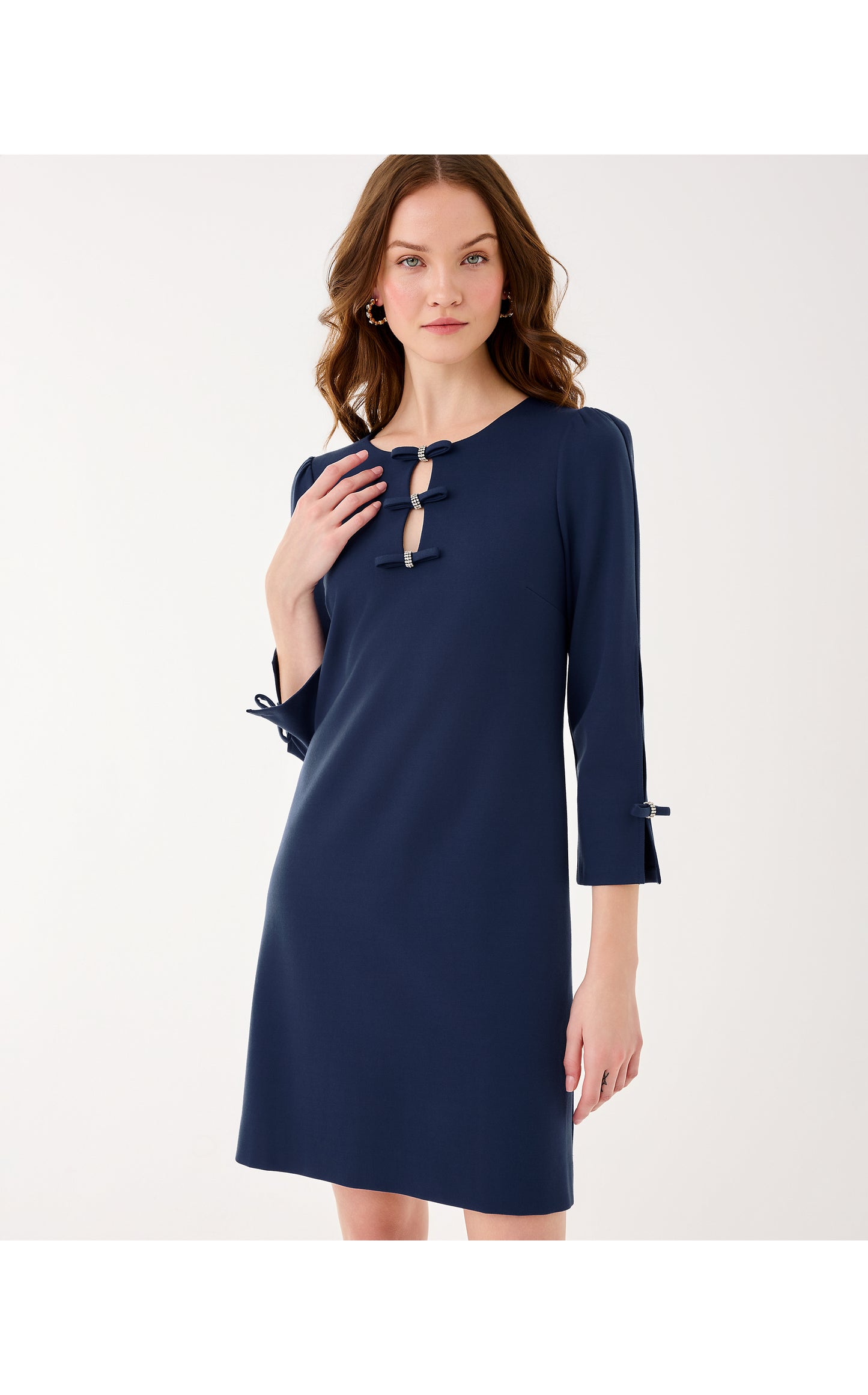 Leyland Shift Dress - Low Tide Navy