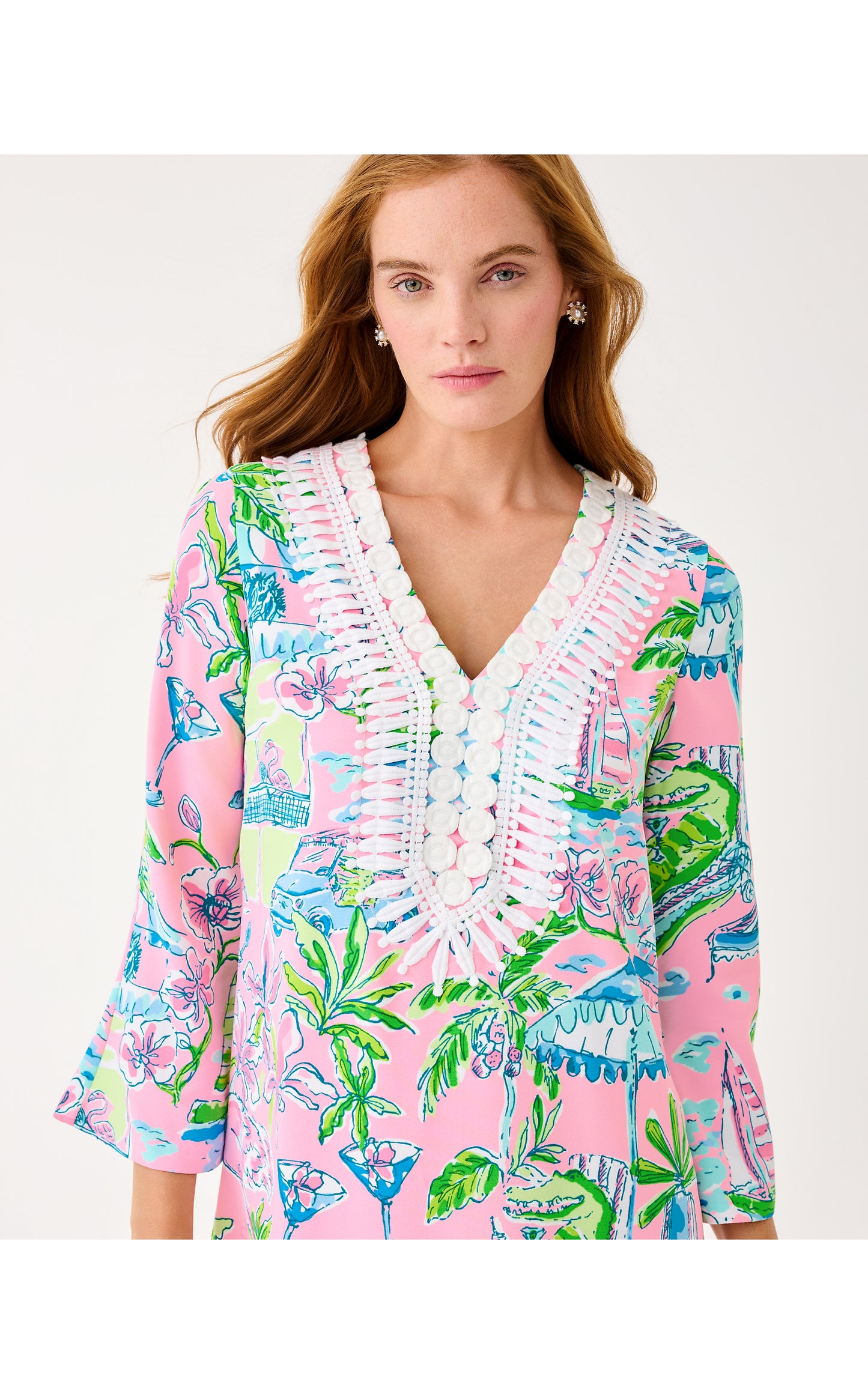 Ocleppo Maxi Caftan - Conch Shell Pink Oversized Sunny Dee