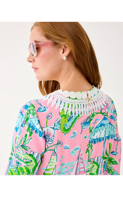 Ocleppo Maxi Caftan - Conch Shell Pink Oversized Sunny Dee