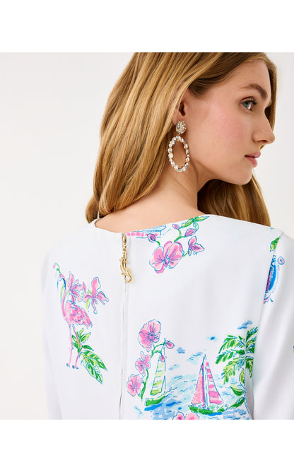 Margaux Dress - Resort White Dee Lightful