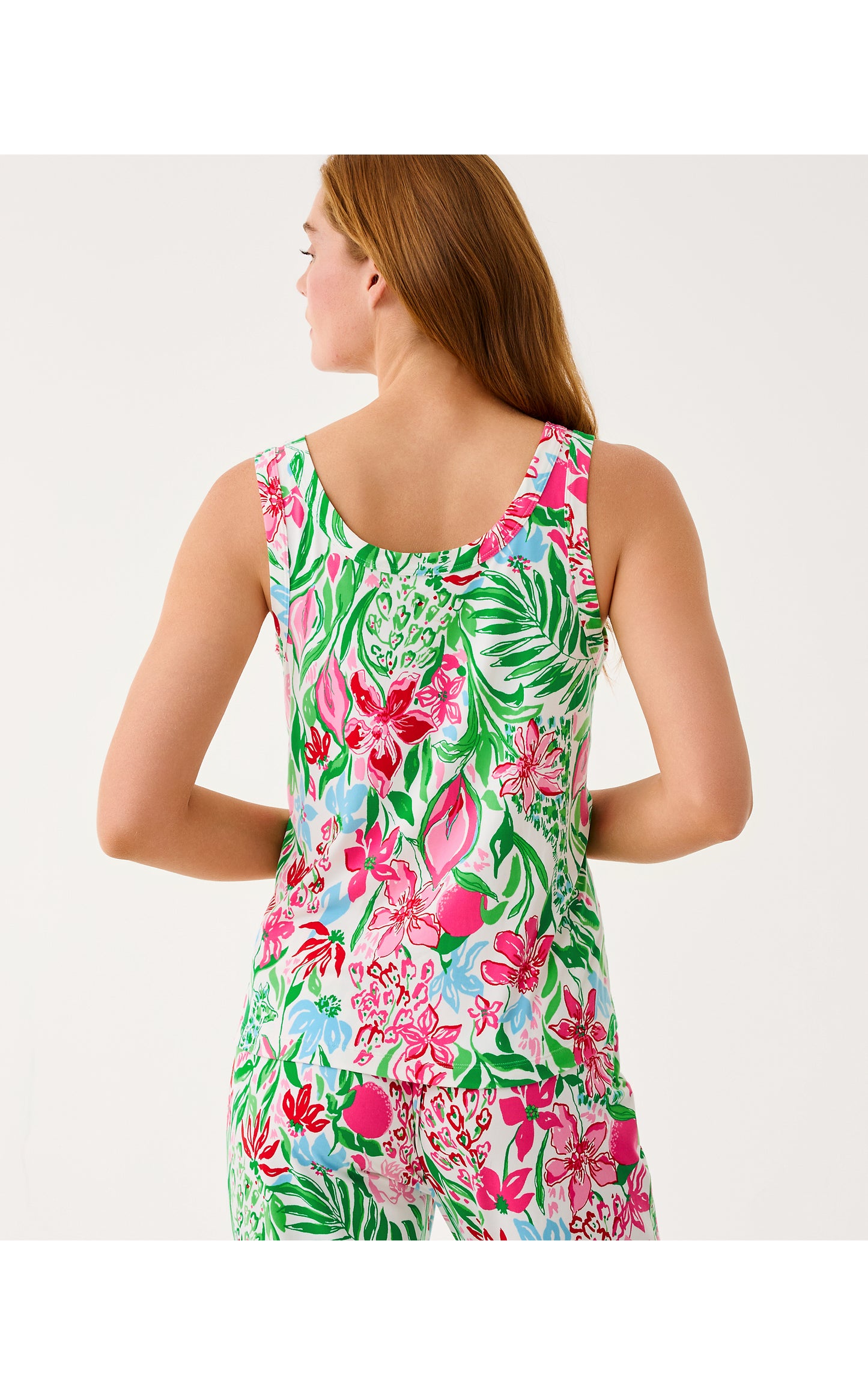 Bransen PJ Top - Multi Glowing Gardens