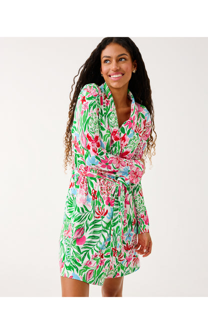 Janine Pajama Robe - Multi Glowing Gardens