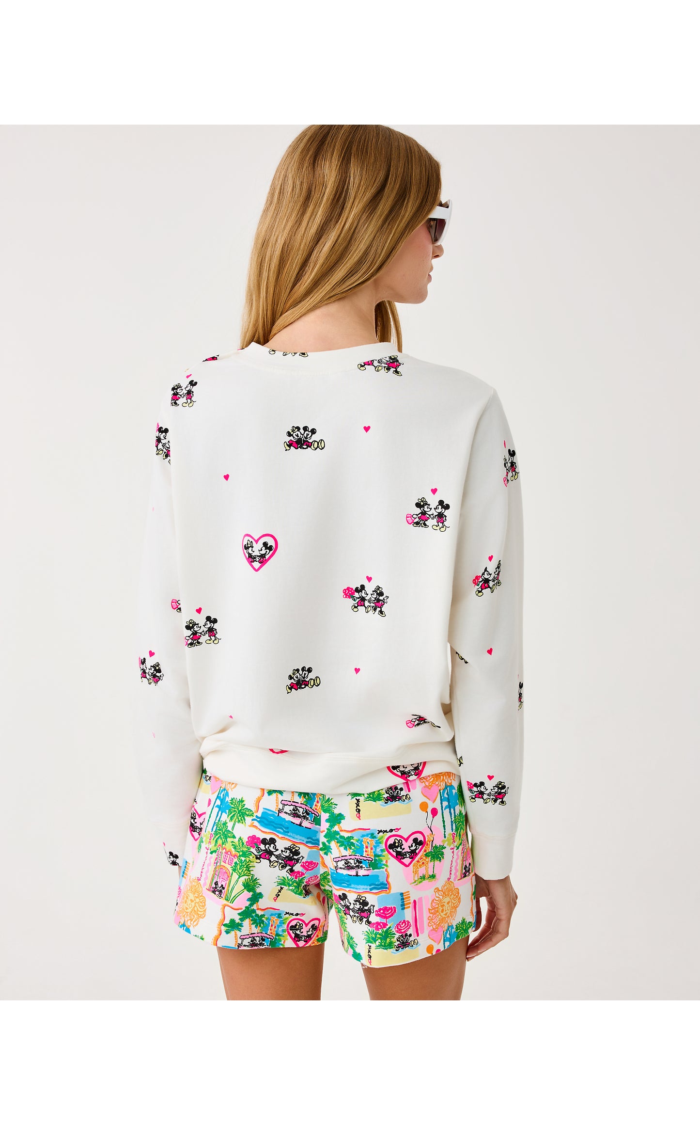 Ballad Long Sleeve Sweatshirt - Coconut Disney Half Drop