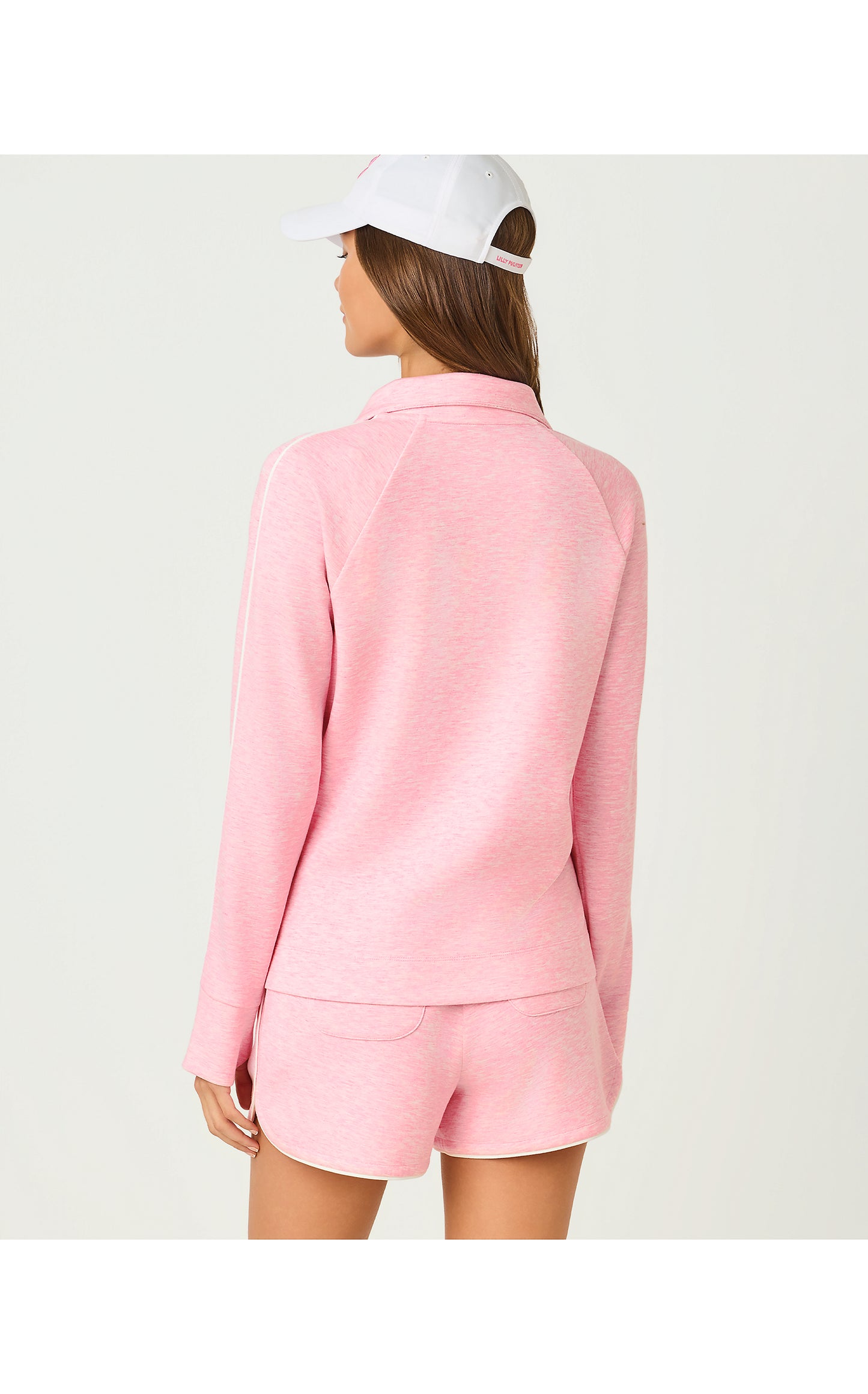 UPF50+ Elemis Pullover - Heathered Conch Shell Pink