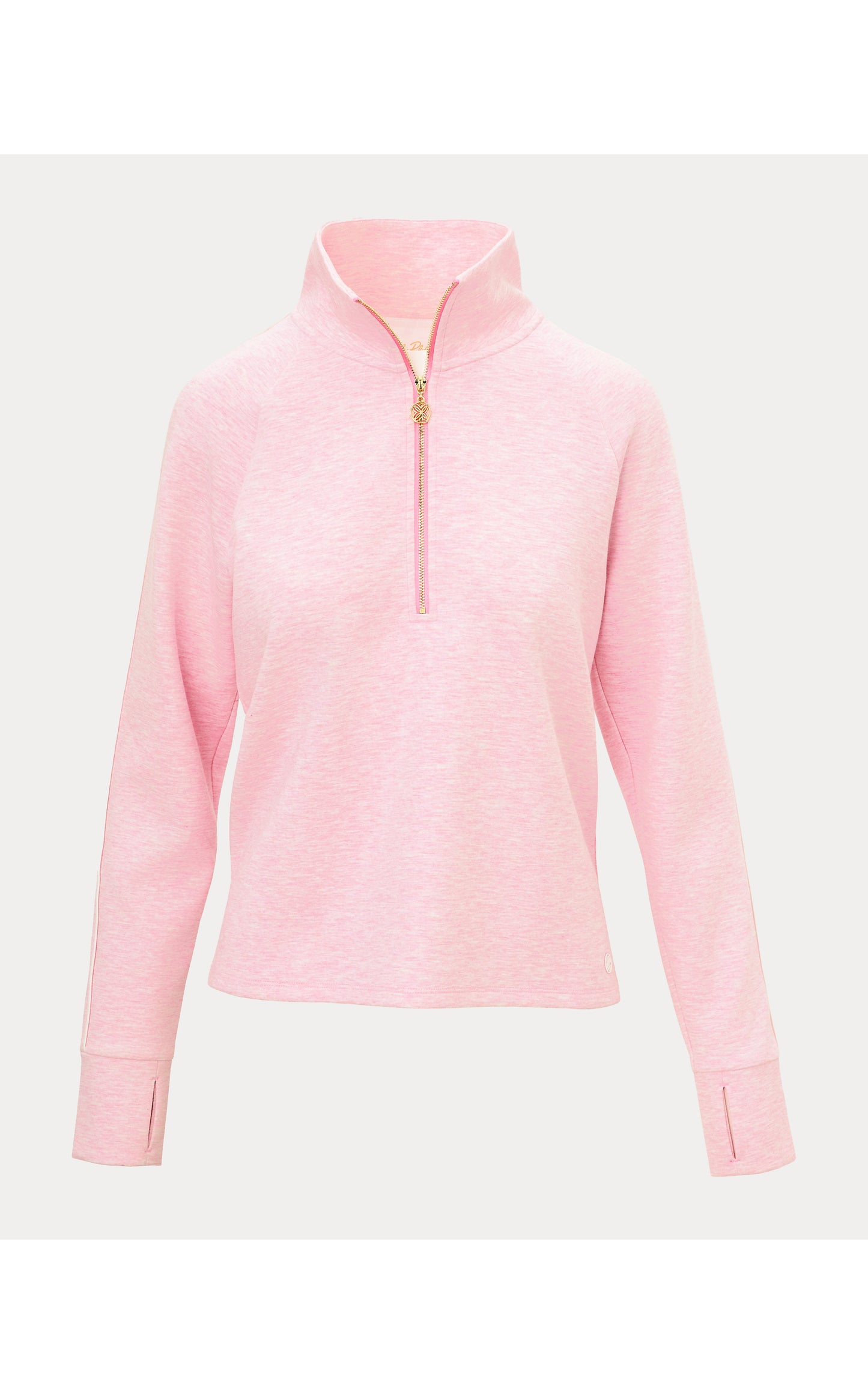 UPF50+ Elemis Pullover - Heathered Conch Shell Pink