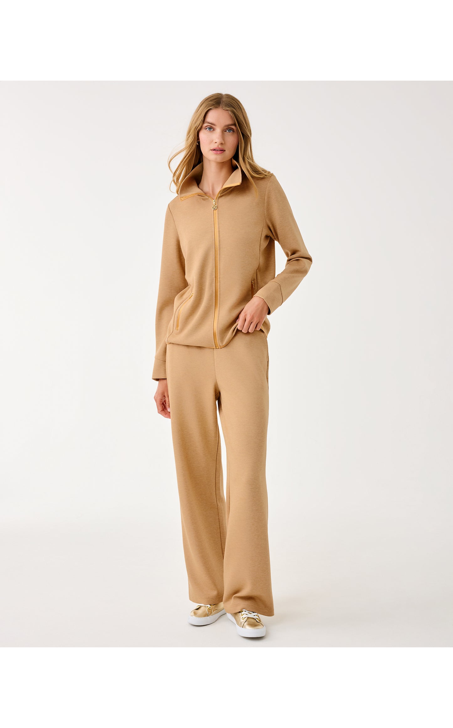 UPF50+ Amore Pant - Heathered Iced Latte