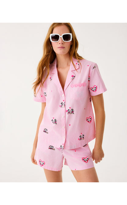 Elly PJ Boxer - Multi Disney Half Drop Overprint