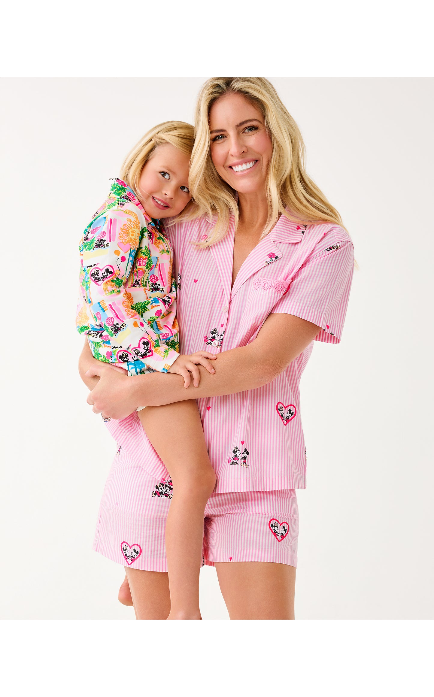 Elly PJ Boxer - Multi Disney Half Drop Overprint