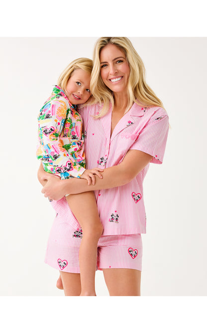 Elly PJ Boxer - Multi Disney Half Drop Overprint