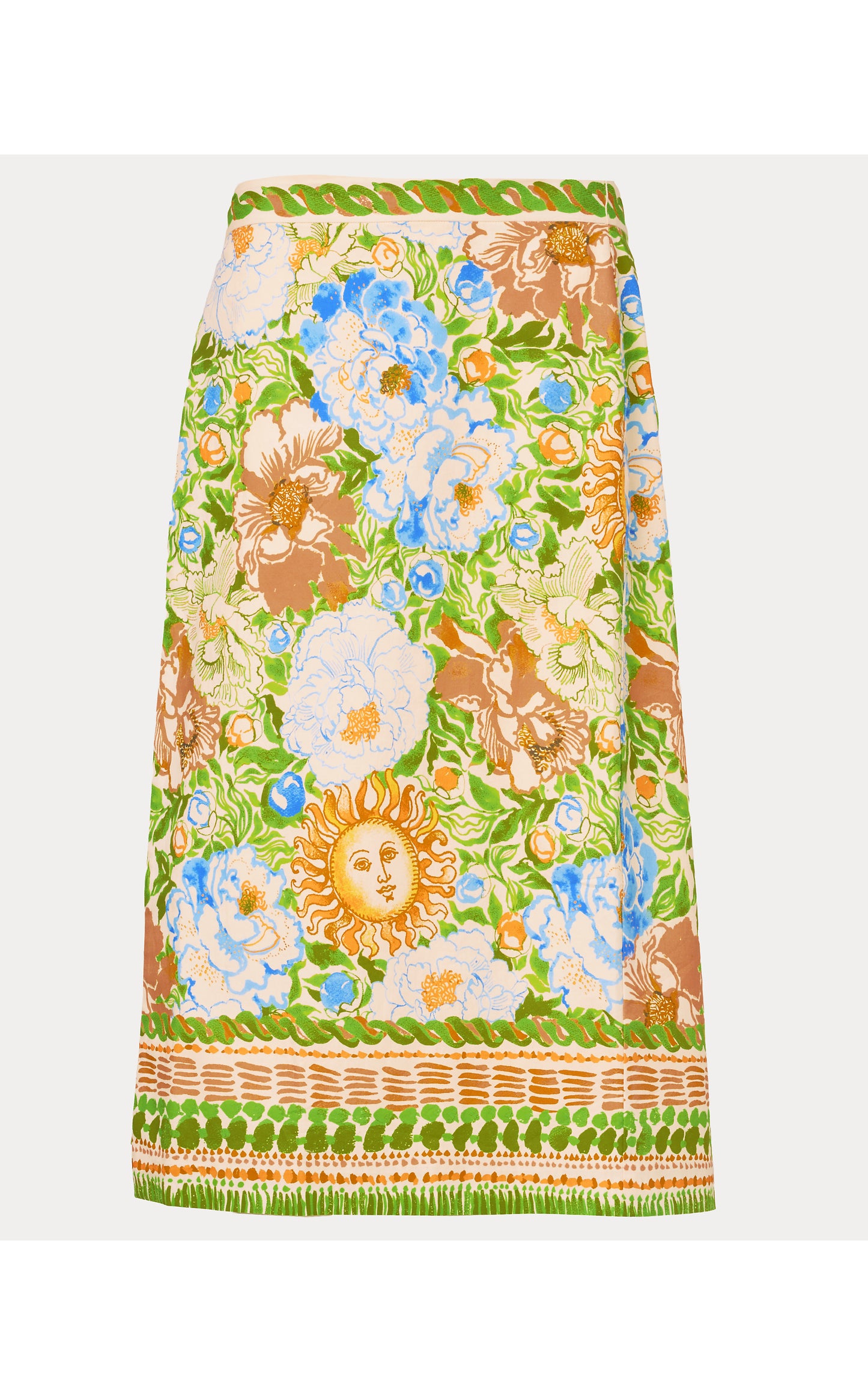 Dustin Midi Skirt - Rutabaga Sympeony Engineered Skirt