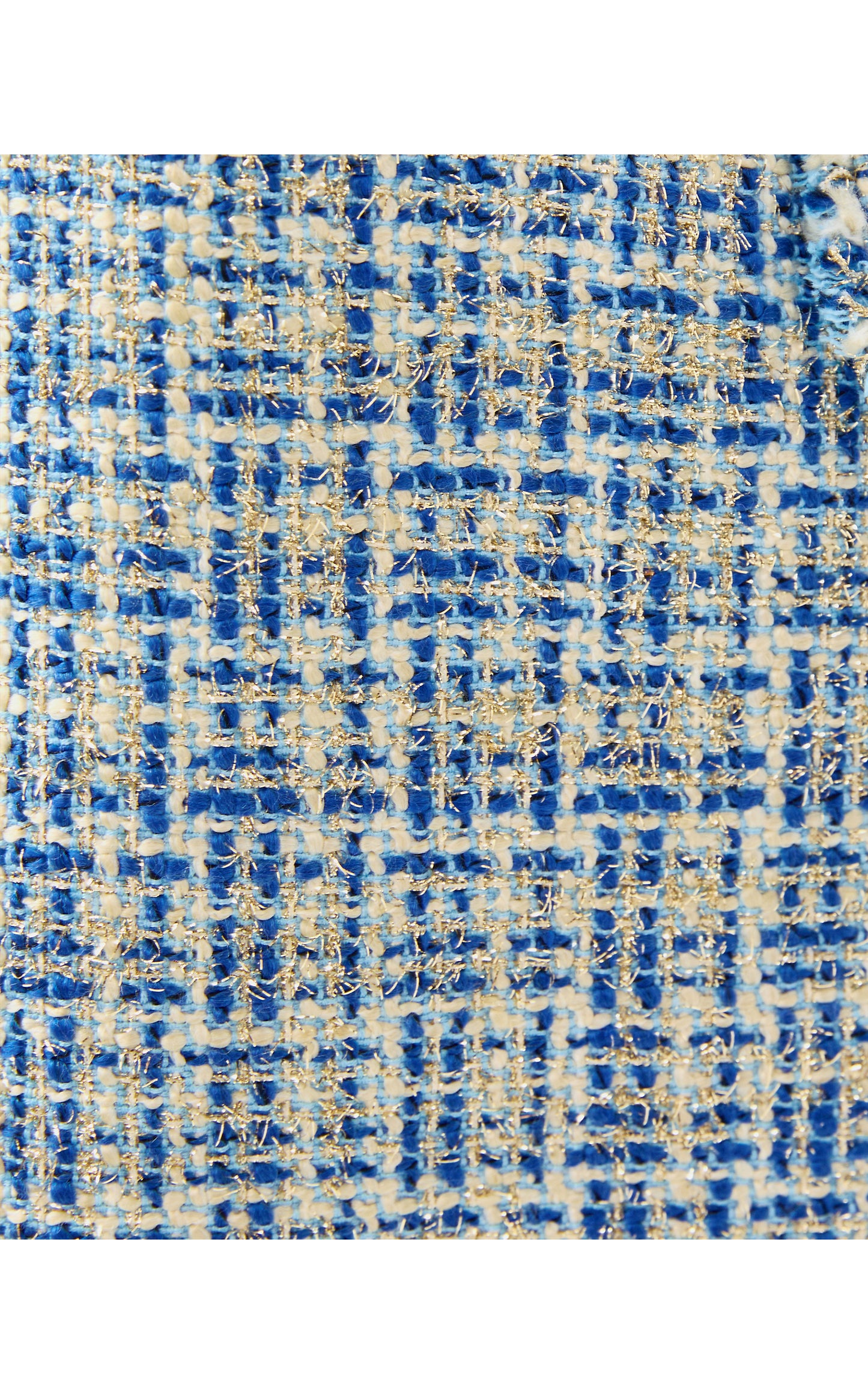 Teddy Boucle Shift - Tangier Teal Ocean Deep Lurex Boucle