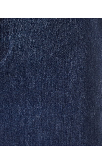 Colette Stretch Denim Skirt - Dark Wash