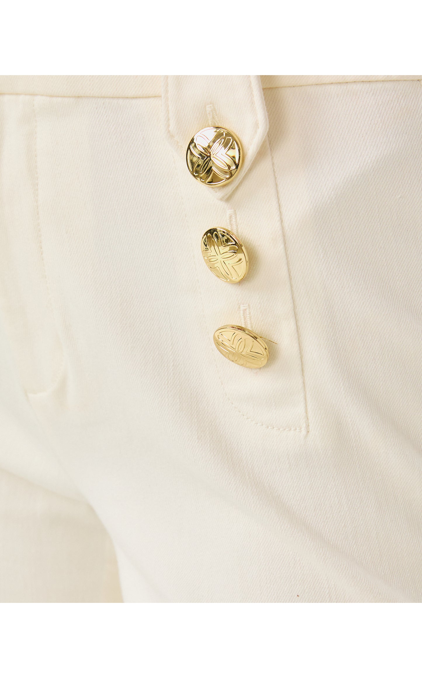 Parrish High Rise Crop Flare - Coconut