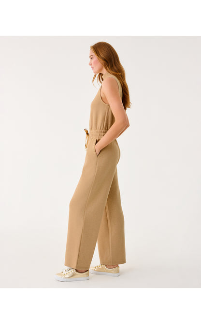 UPF50+ Amore Jumpsuit - Heathered Iced Latte