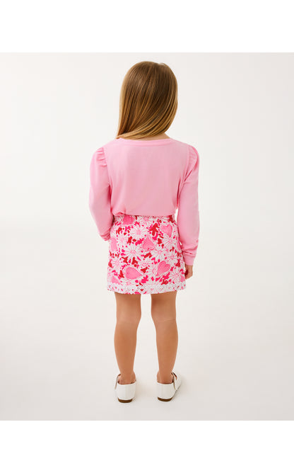 Mini Jansen Long Sleeved Top - Multi Dear Heart Graphic Childrens
