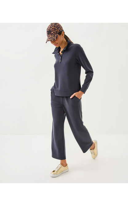 UPF50+ 25.5" Alwyn Hight Rise Crop Pant - Noir