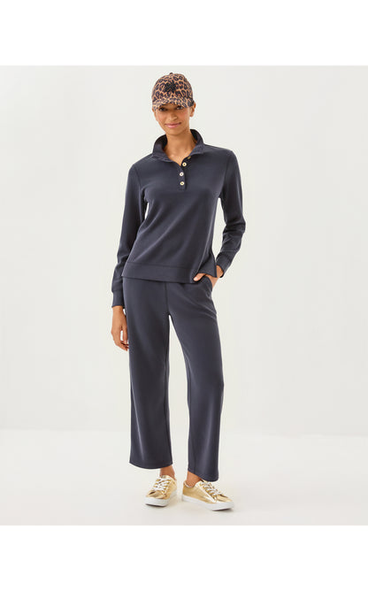 UPF50+ 25.5" Alwyn Hight Rise Crop Pant - Noir