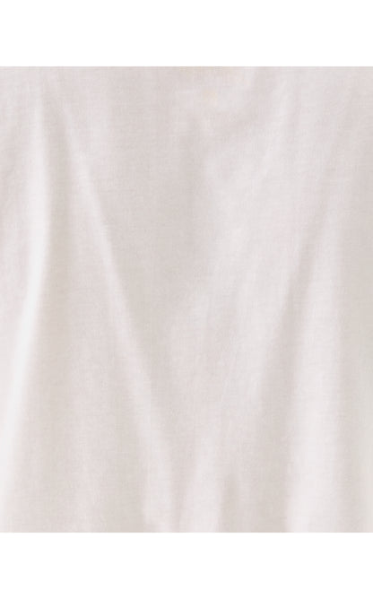 Clairmont Crochet Trimmed Knit Top - Resort White