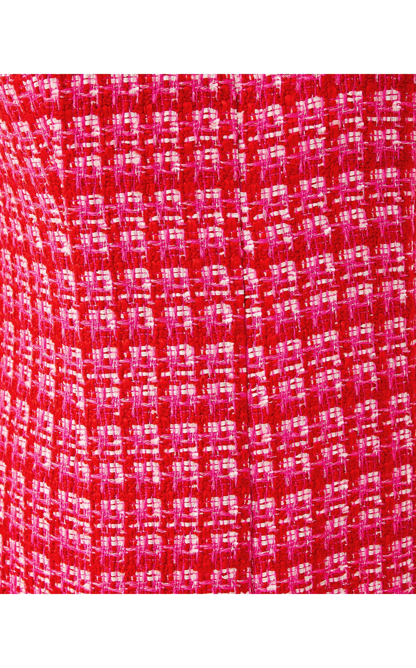 Enya Boucle Dress - Cranberry Red Fiesta Boucle