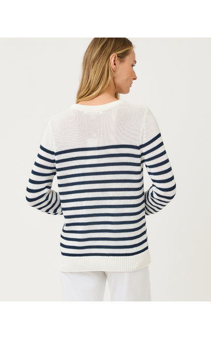Kelsa Sweater - Coconut Beach Bound Embroidery