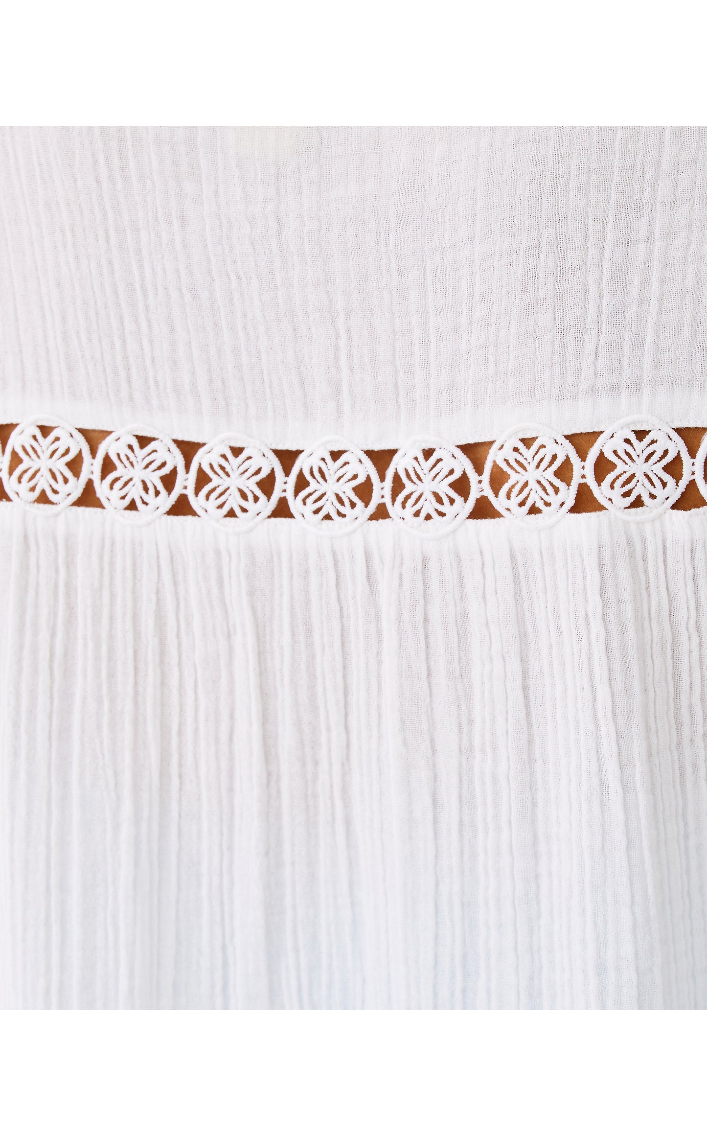 Elspeth Tiered Coverup - Resort White