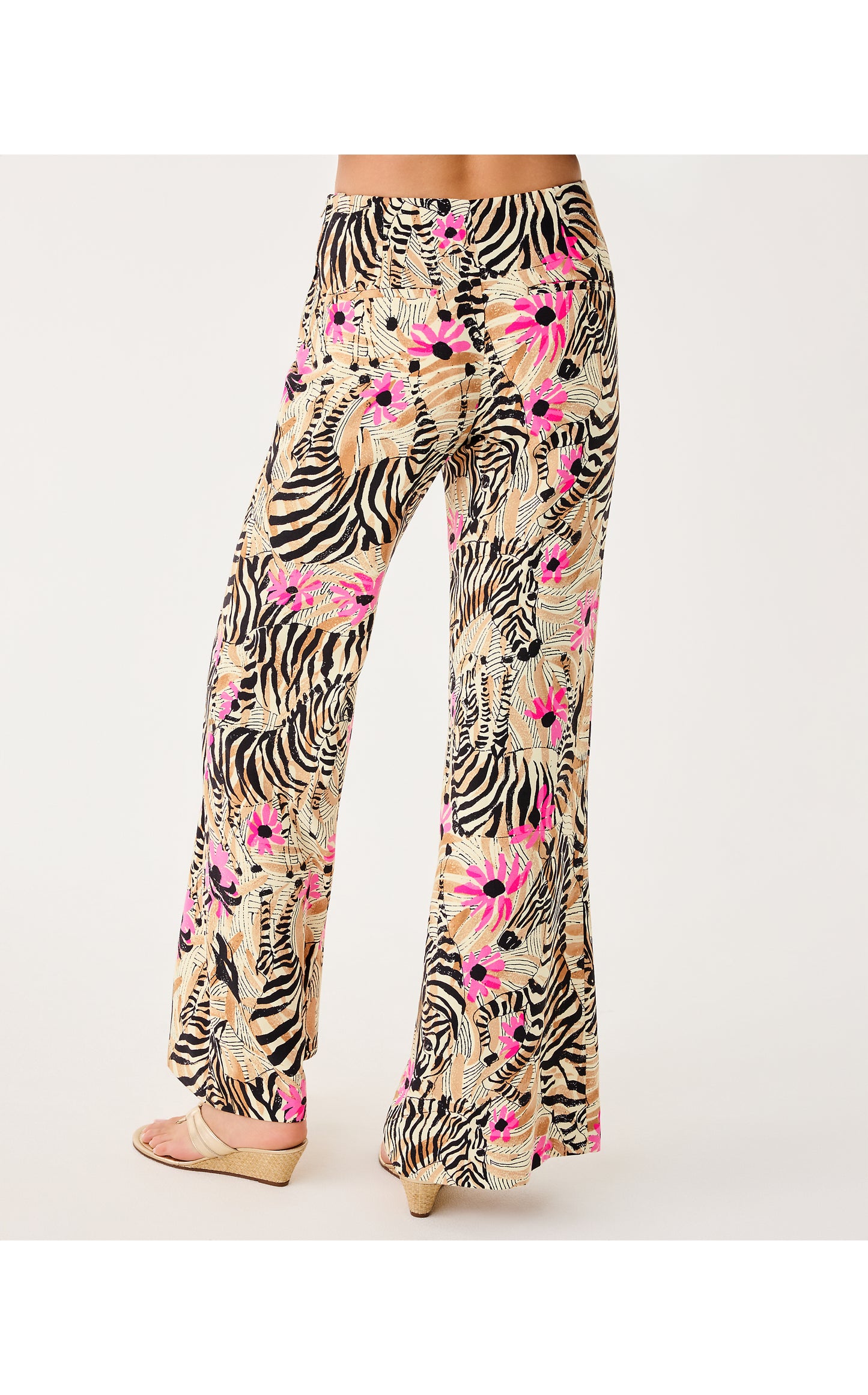 33" Polyanna High Rise Palazzo Pant -Rutabaga El Morocco