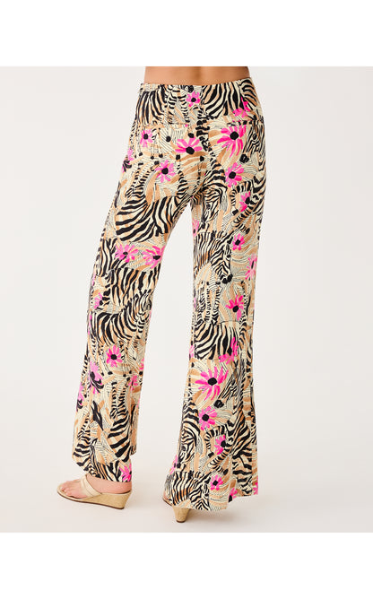 33" Polyanna High Rise Palazzo Pant -Rutabaga El Morocco