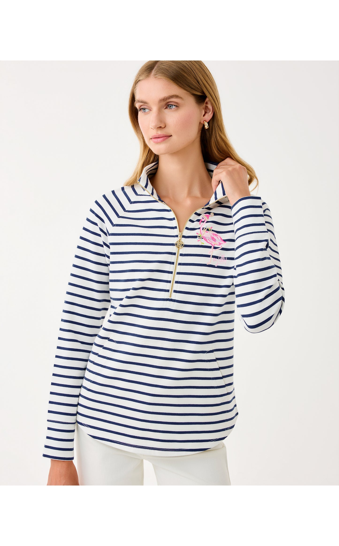 Skipper Popover - Multi Holiday Flamingo Graphic