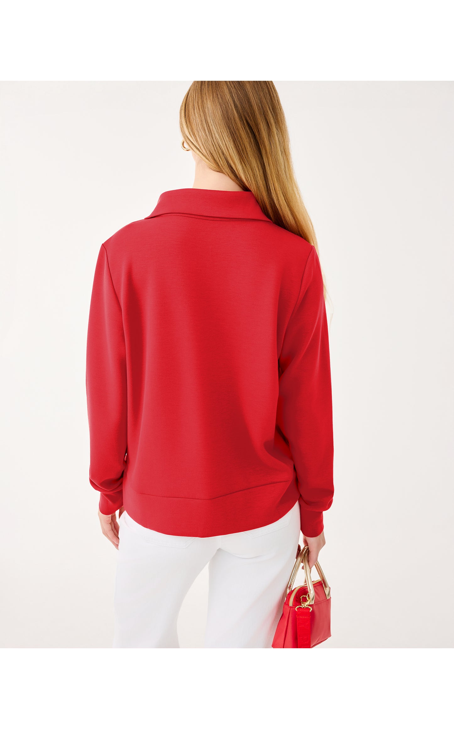 UPF50+ Eleni Pullover - Cranberry Red