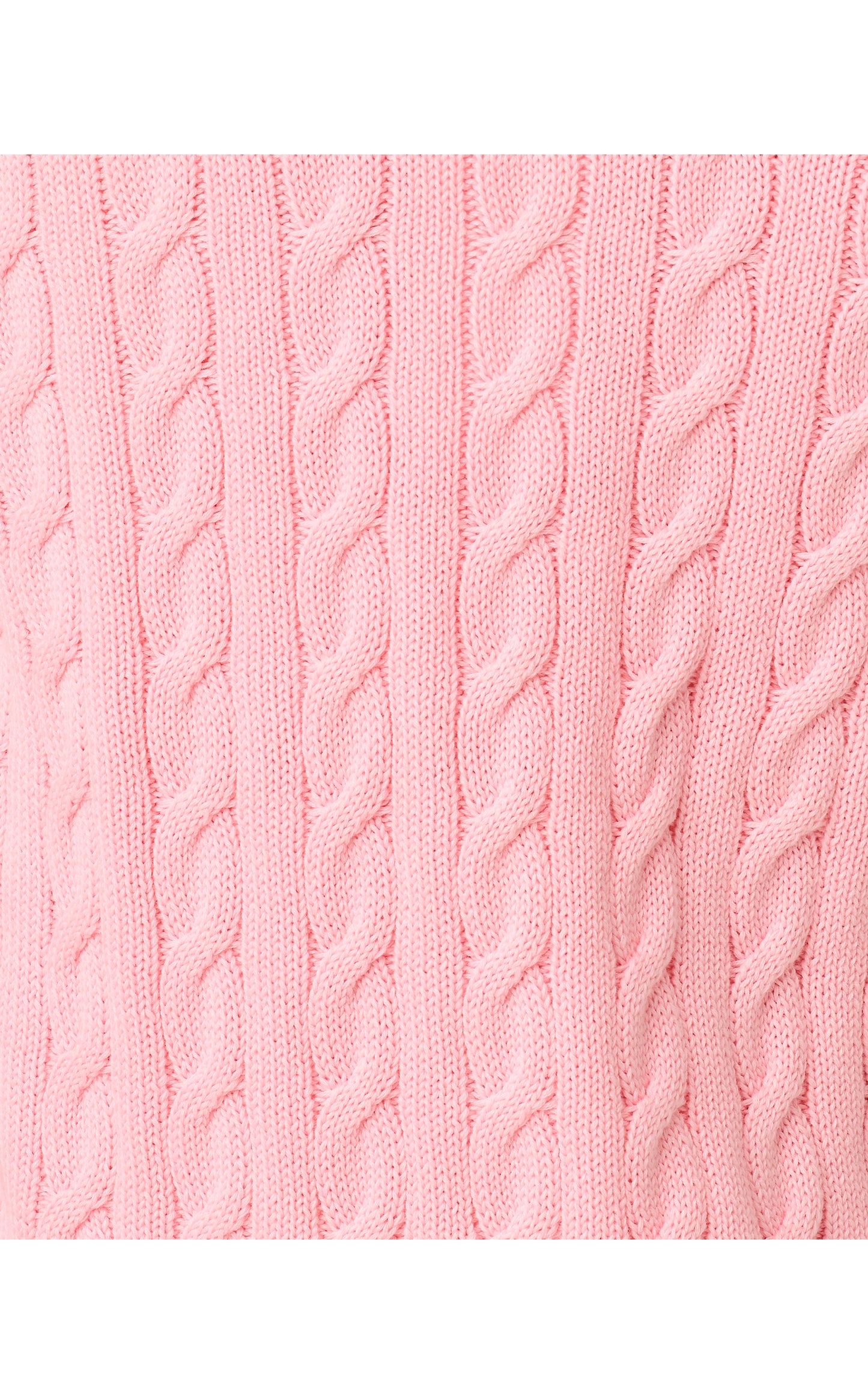 Brockton Crew Neck Cardigan - Conch Shell Pink X Jackfruit Green Tipping