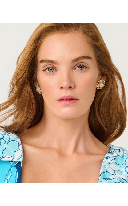 Rosanna Earrings - Resort White