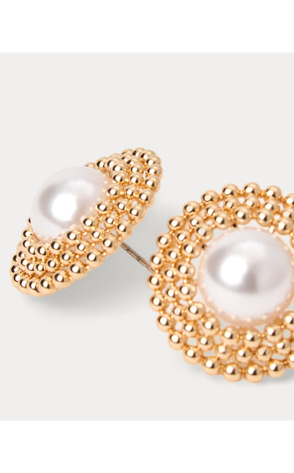 Rosanna Earrings - Resort White