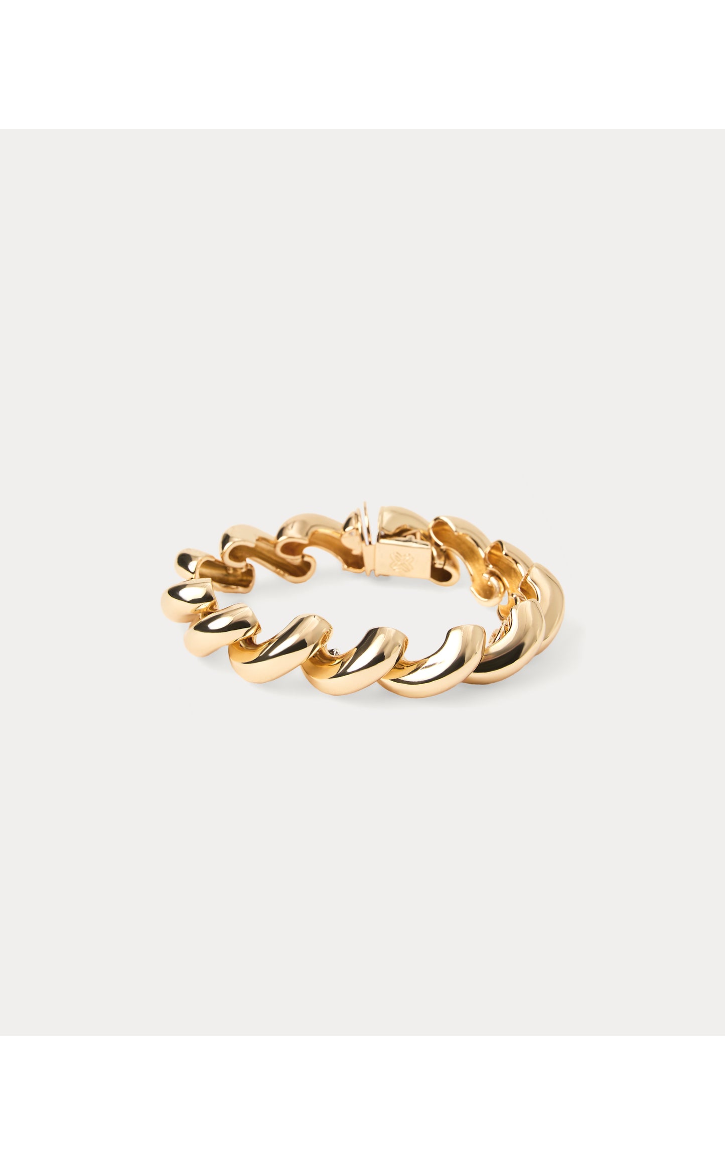Rousseau Wave Bracelet - Gold Metallic
