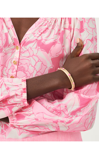 Sunshine Grove Bangle Bracelet - Cherry Blossom Pink