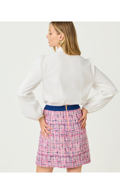 The Lilly Shirt Blouse - Resort White